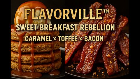 Sweet Breakfast Rebellion 🍯🥓 | Oatmeal Caramel Biscuits × Almond Toffee Bacon