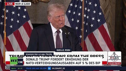 Trump fordert von NATO-Staaten fünf Prozent des BIP für Militärausgaben