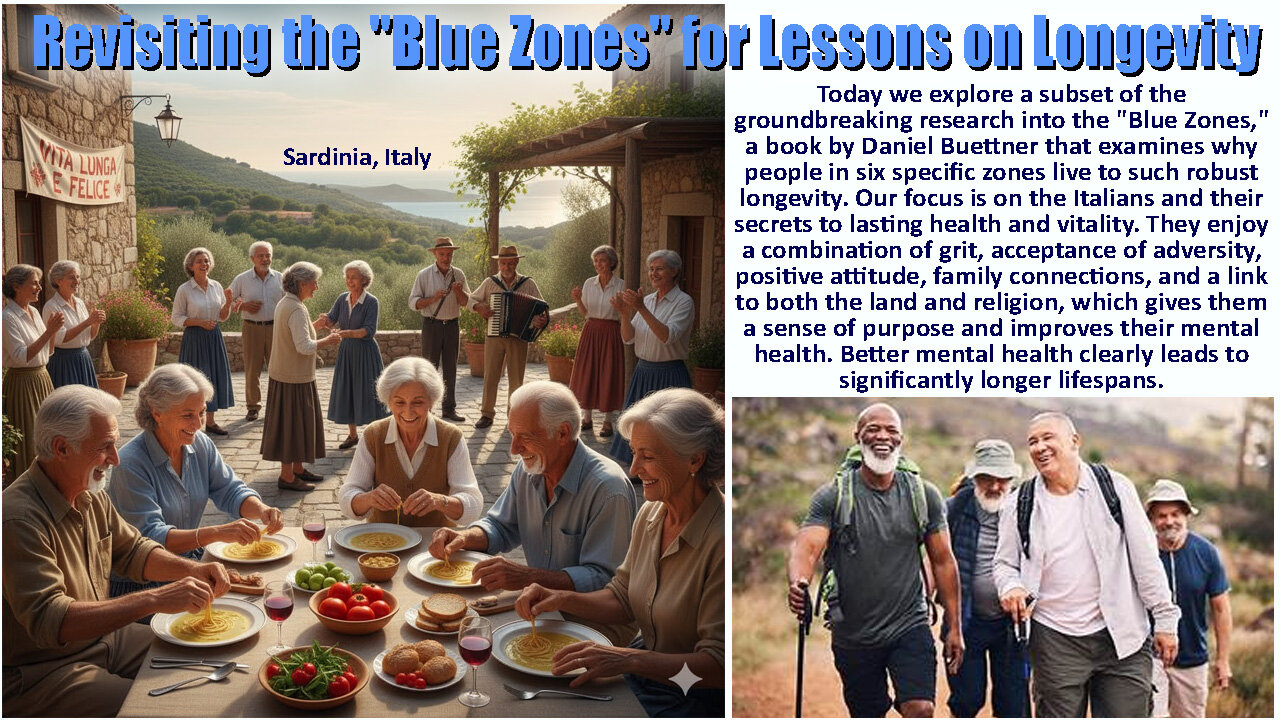 Revisiting the "Blue Zones" for Lessons on Longevity