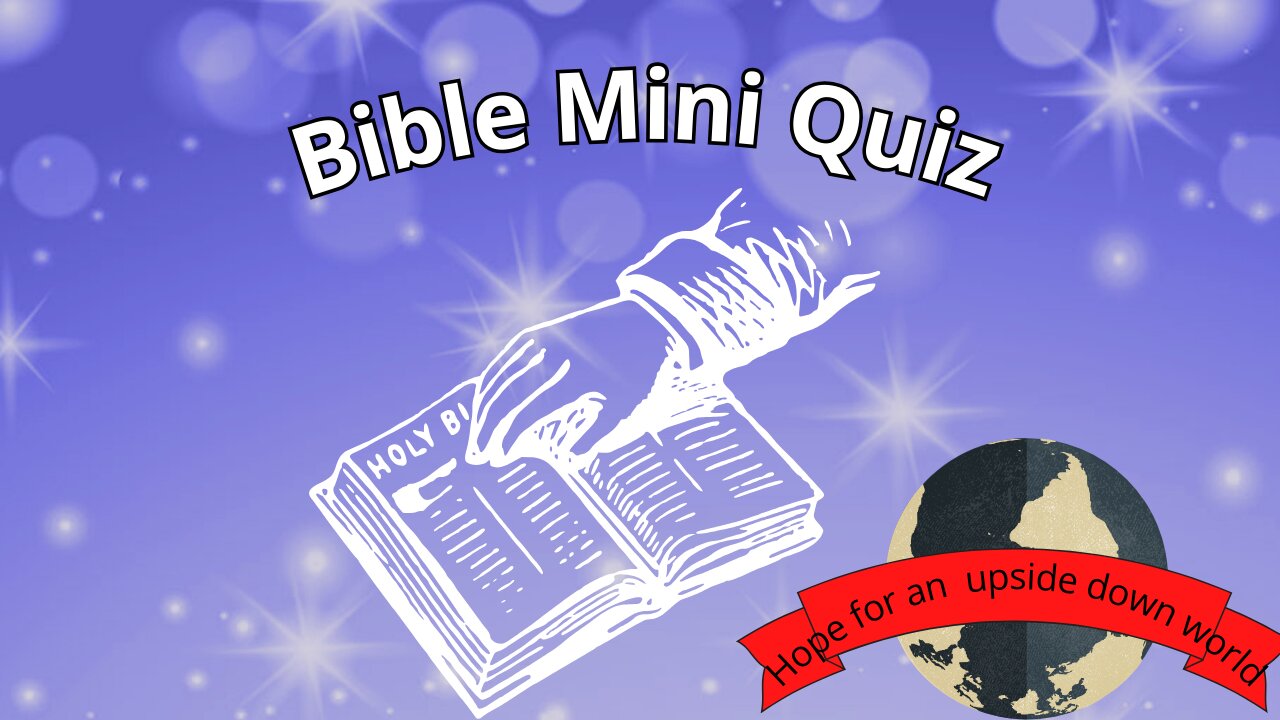 Who Said it Bible Mini Quiz