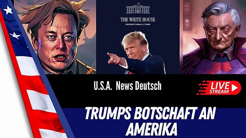 LIVE Präsident Donald Trump - Botschaft an das Volk