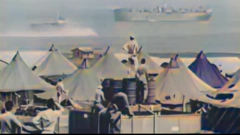 B-29 emergency sea landing 1945 🌊 USAAF crew escape ✈️ #ColourizedFootage