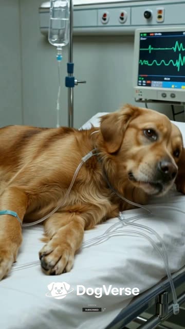get well soon Golden Retriever😢 #shorts #dogverse #dog #dogshorts