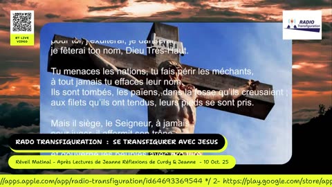 Réveil Matinal - Après Lectures de Jeanne Réflexions de Curdy & Jeanne - 10 Oct. 25