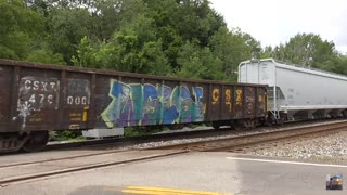 CSX M428 Manifest, C700 Coal Train & I018 Intermodal | Creston, Ohio