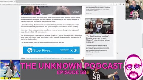 The Unknown Podcast #58: Trump, Gaza, AI Mind Control, and the War on Free Speech