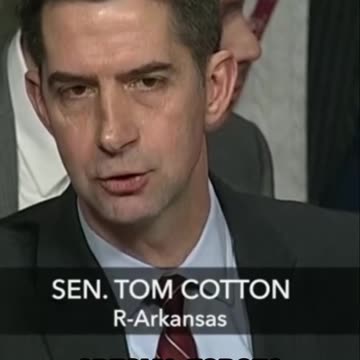 Tom Cotton Clarifies Discussion Surrounding Women In Combat During Hegseth Hearing