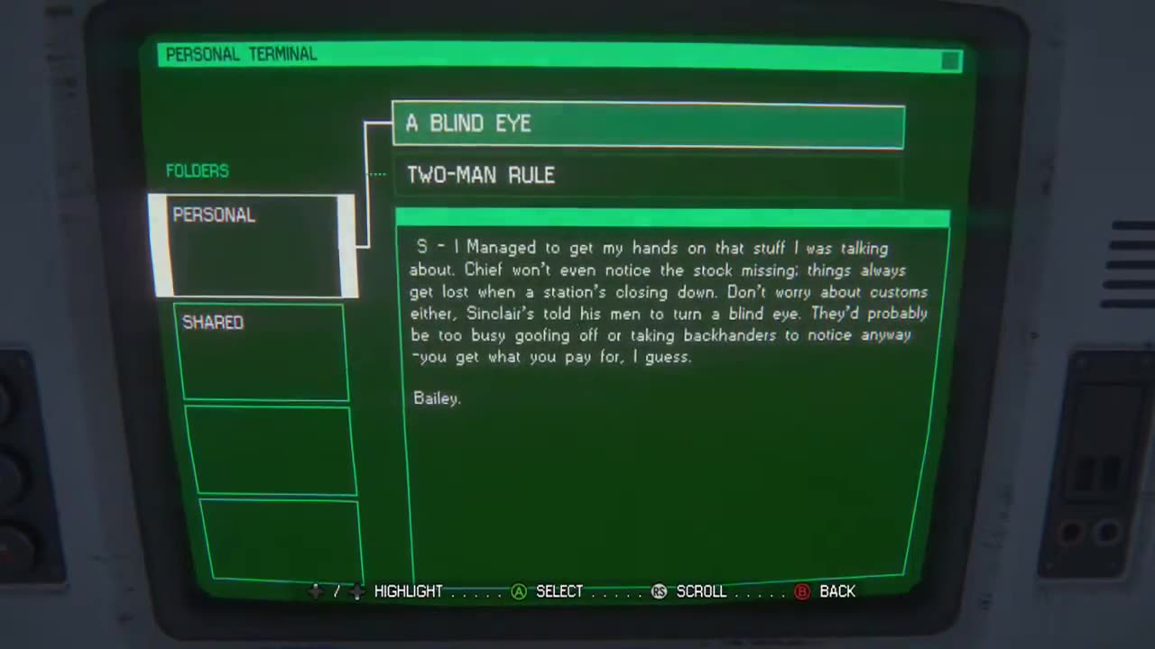 Halloween A-Thon II Day 29. Alien_ Isolation Day 1 part 2