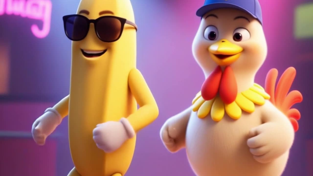 Chicken Banana Dance – Round 2 🍌🐔💃