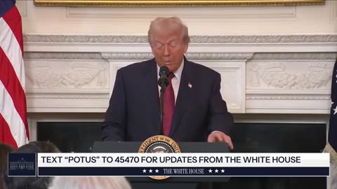 POTUS talks about the democratic led shutdown ..