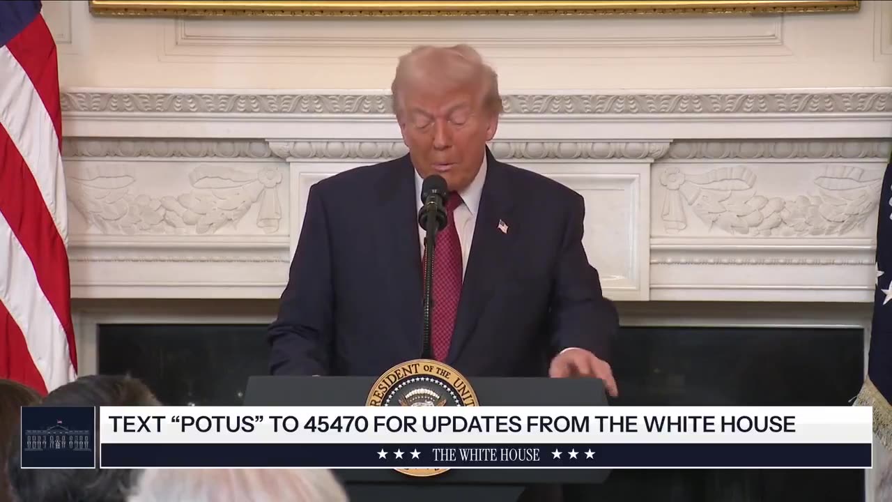 POTUS talks about the democratic led shutdown ..