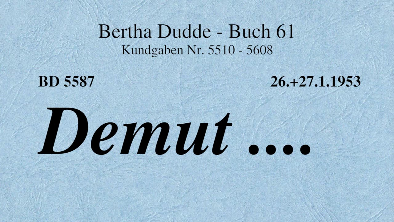 BD 5587 - DEMUT ....