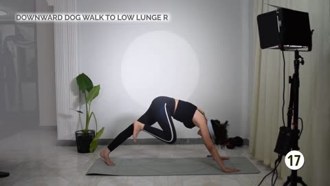 Yoga at Home | 10 Min Full Body power Yoga for Fitness & Strength (no talking)