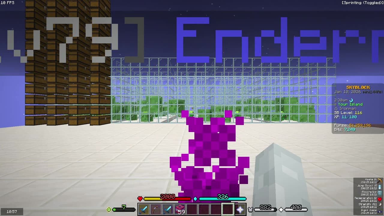 Hi - Hypixel Skyblock Ironman - Daily Stream 13/365