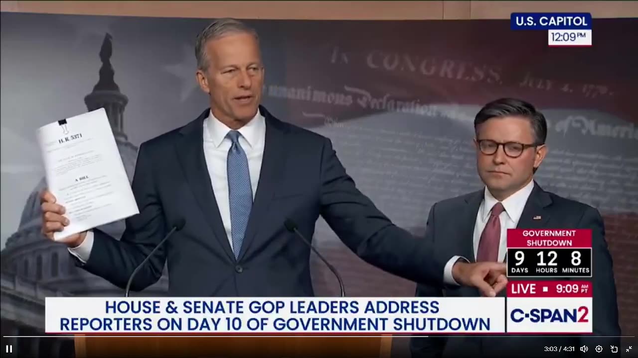 Schumer nghĩ rằng mỗi ngày việc đóng cửa này tiếp tục trở nên tốt hơn đối với đảng Dân chủ?