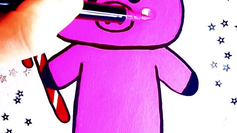 This Pig with a Candy Cane Is Too Cute 🐷🍭