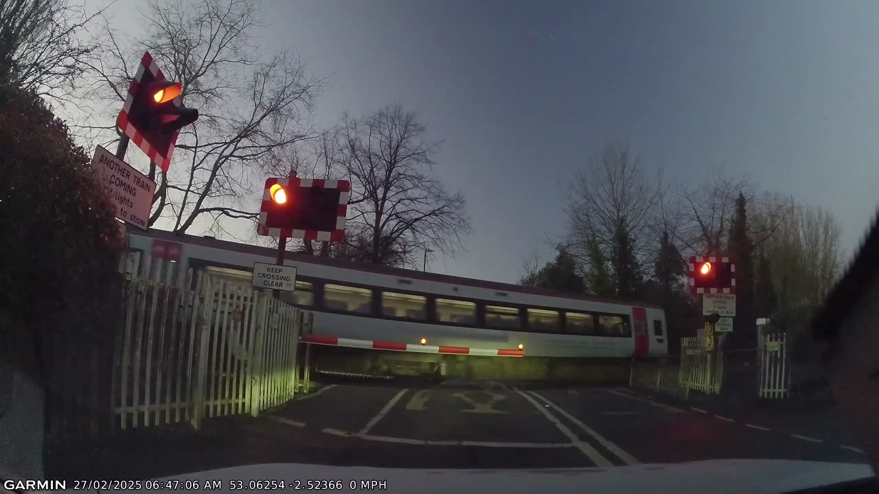 Shrewbridge Road level crossing in Nantwich