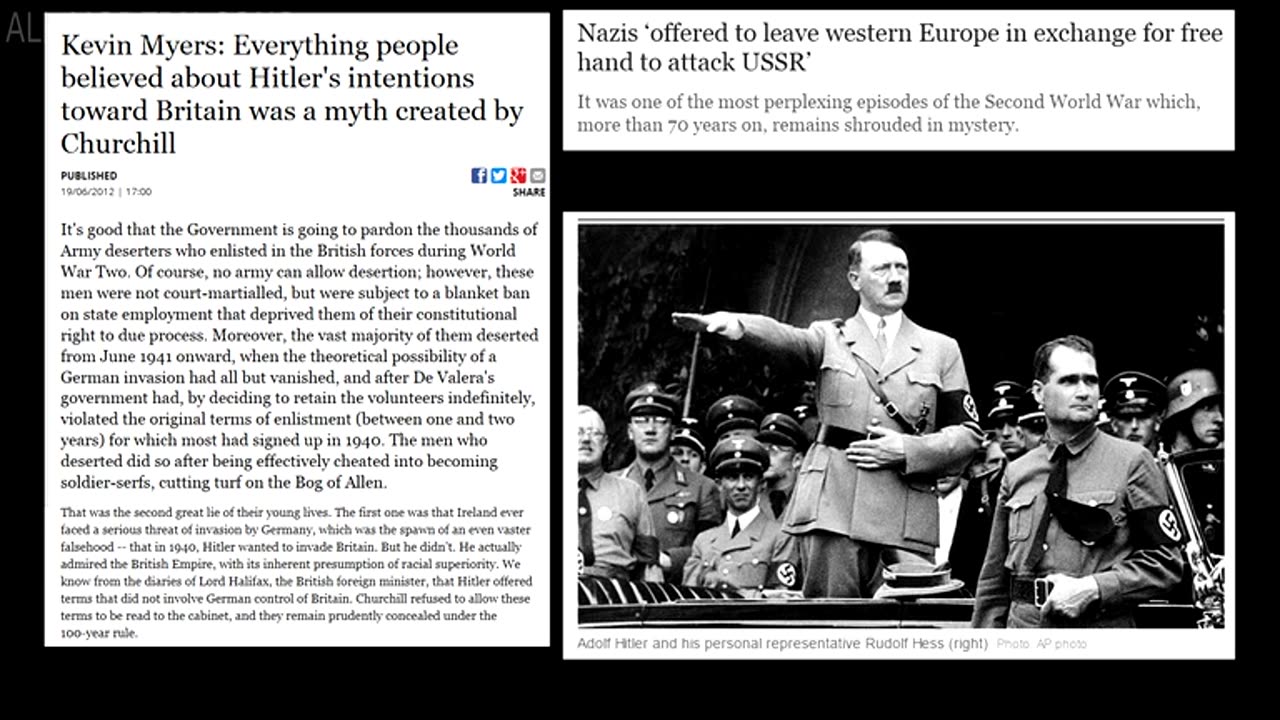 Was Hitler a Rothschild Agent? Shedding light on the many so-called 'Truthers' who say he was.