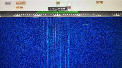 Scrambled Voice Comms Odd Offset Possible Military Unidentified 31.530 31.525 31.5375