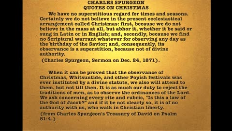 The abominable pagan mass of Christ aka 'Christmas' (Eric J. Phelps)