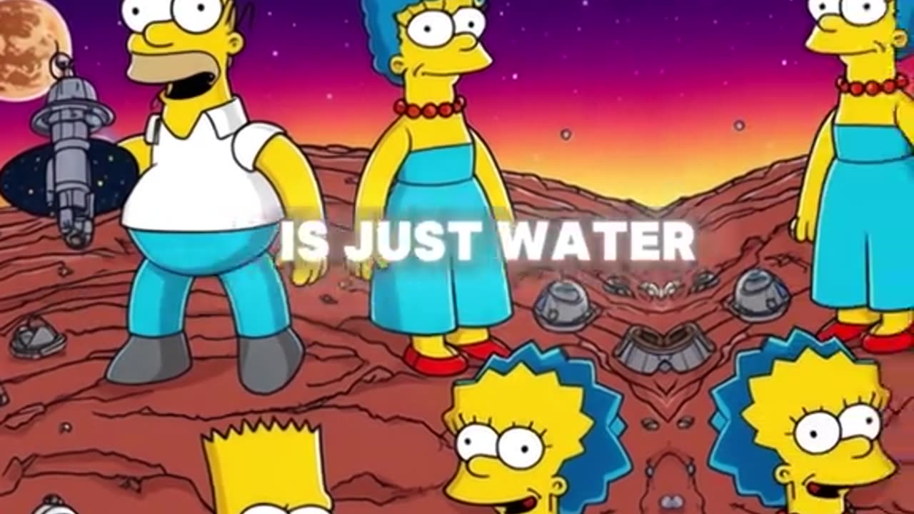 THE SIMPSONS PREDICTED THAT NO ONE HAS EVER BEEN TO SPACE