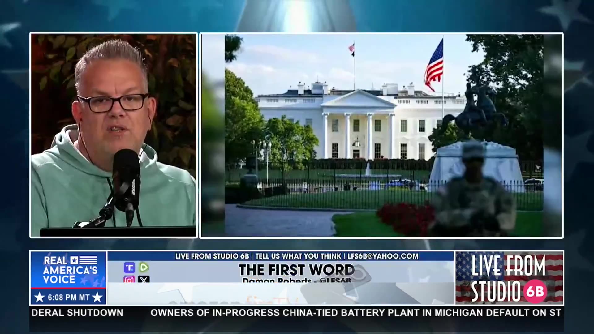 ROBERTS DETAILS THE HISTORY OF CONSTRUCTION AT THE WHITE HOUSE