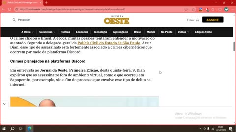 Polícia Civil de SP investiga crimes virtuais na plataforma Discord.mp4