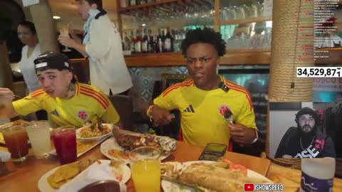 IShowSpeed x Westcol Mukbang In Cartagena Colombia (FULL REACTION)