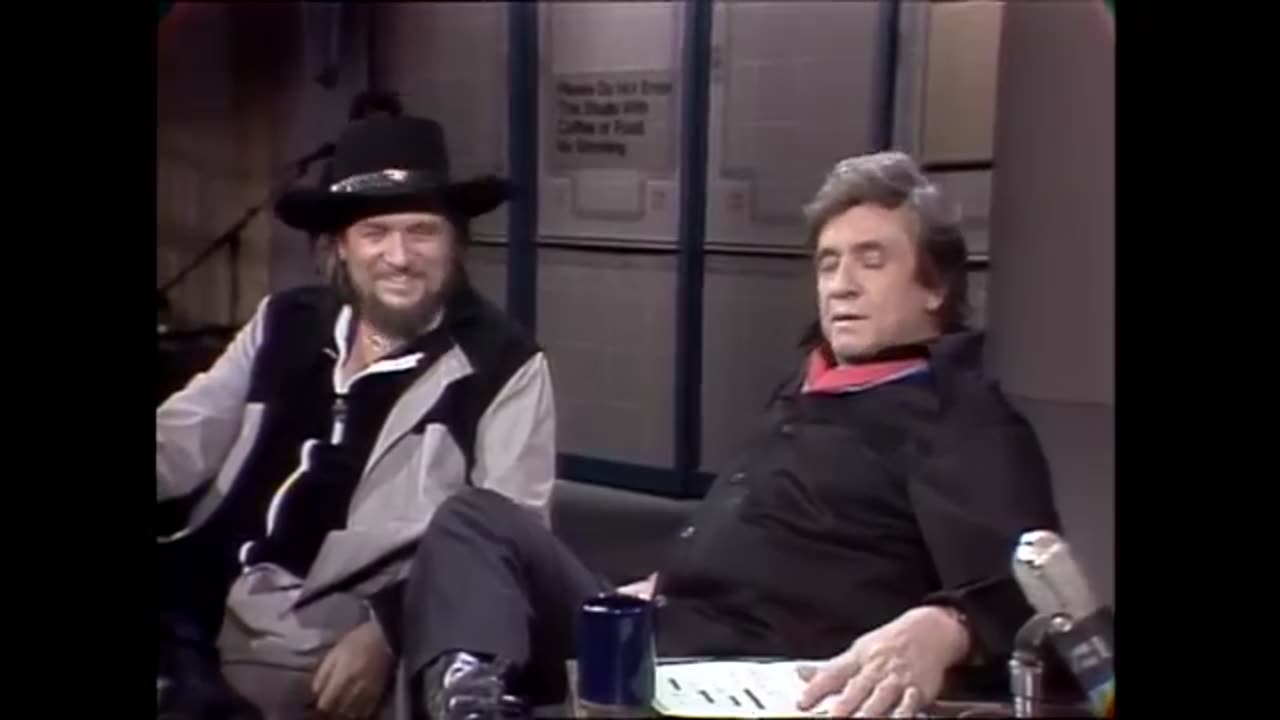 Johnny Cash & Waylon Jennings 2/7/85