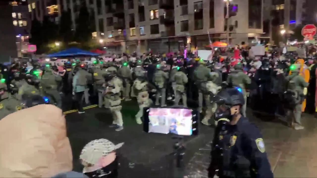 Portland ICE BLASTED the protesters (And Patriots) when some of them tried to break the line...