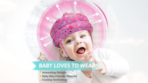 Baby Head Protector - Baby Helmet for Crawling Walking Running - No Bumps and Soft Cushion -