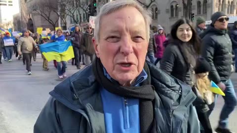 SEN DICK DURBIN:The American people stand behind the Ukrainians, who are fighting for our values.