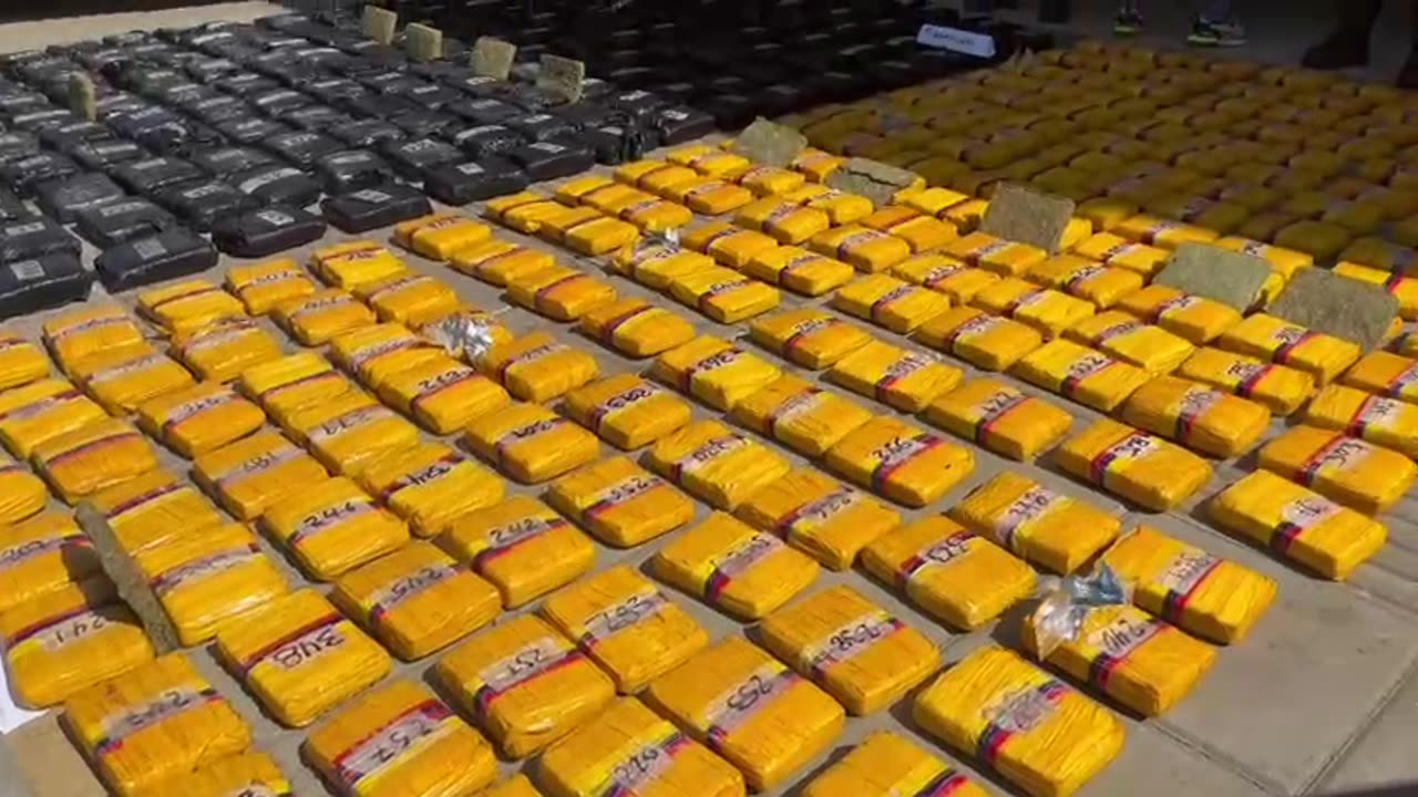 Cargamento de droga Santander