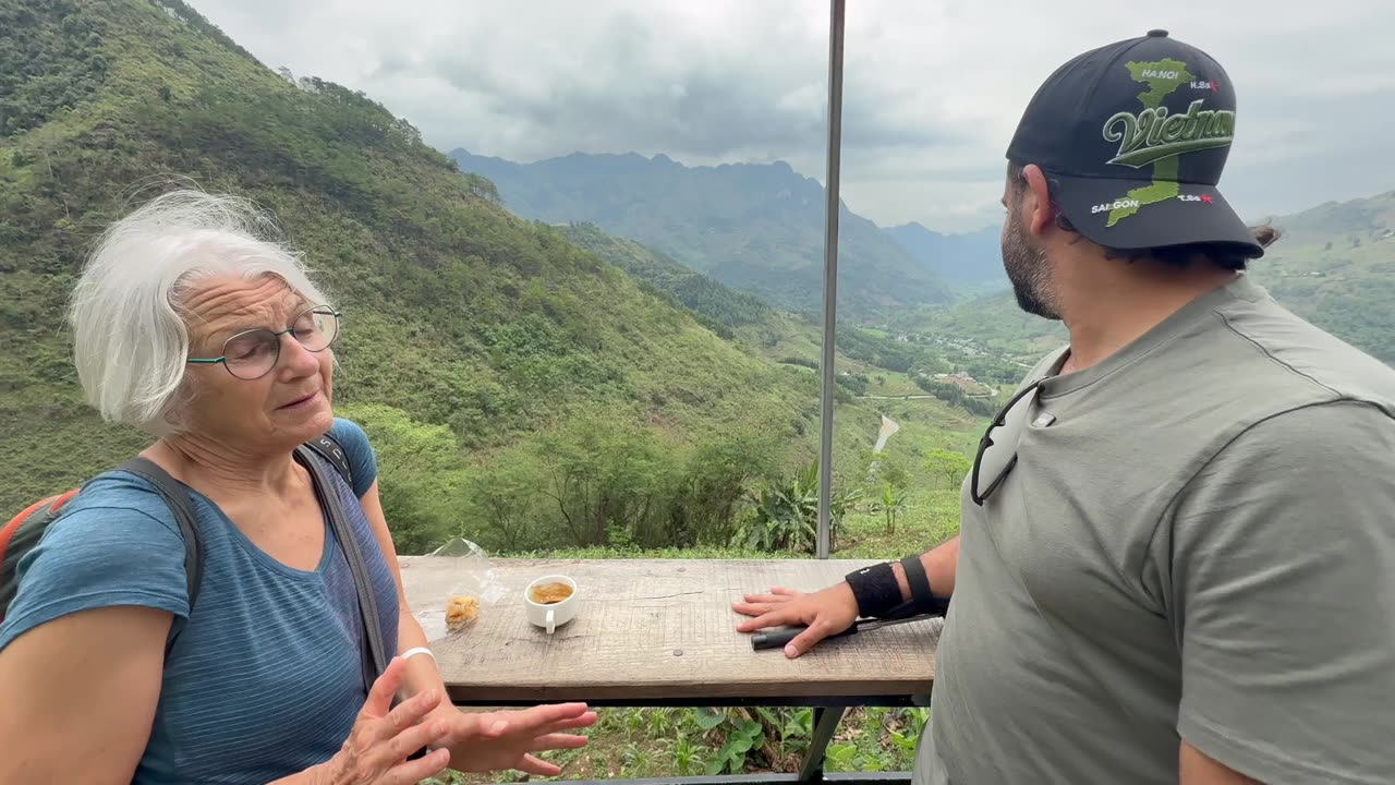 Diem Dung Chan on the Ha Giang Loop in Vietnam