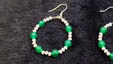 GN-20241227-02 Winter natural chrysoprase boutique earrings are the best choice for collectors