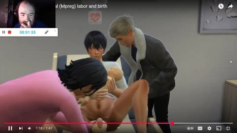 "The Sims 4 - Role Reversal (Mpreg) labor and birth" (Reaction; #3)