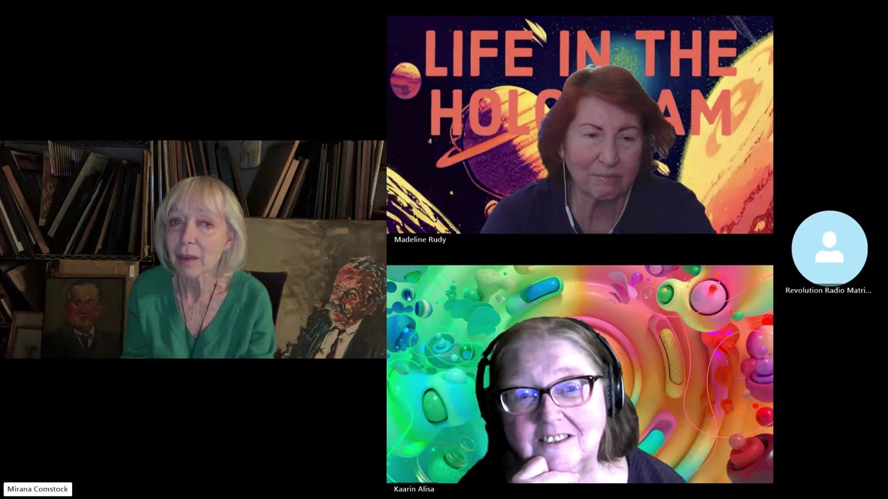 Life in the Hologram with our guest Mirana Comstock. Part 2