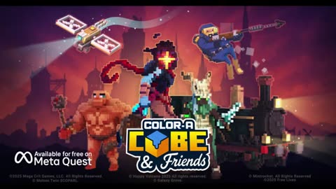 Color-A-Cube - Official Collaboration Trailer | Upload VR Showcase Winter 2025