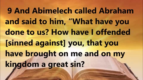 Abraham once again suffers rebuke from a heathen king.