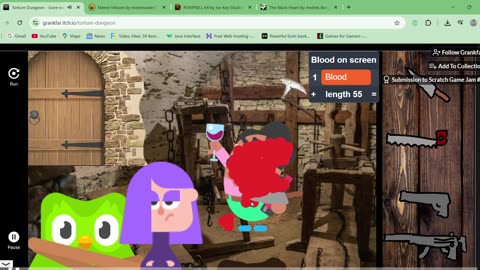 Torture Dungeon - Gore Warning - gameplay Online Point and click FPS Cartoon PNG
