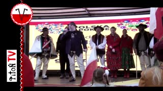 moja żona i ja na manifestacji w Rzeszowie