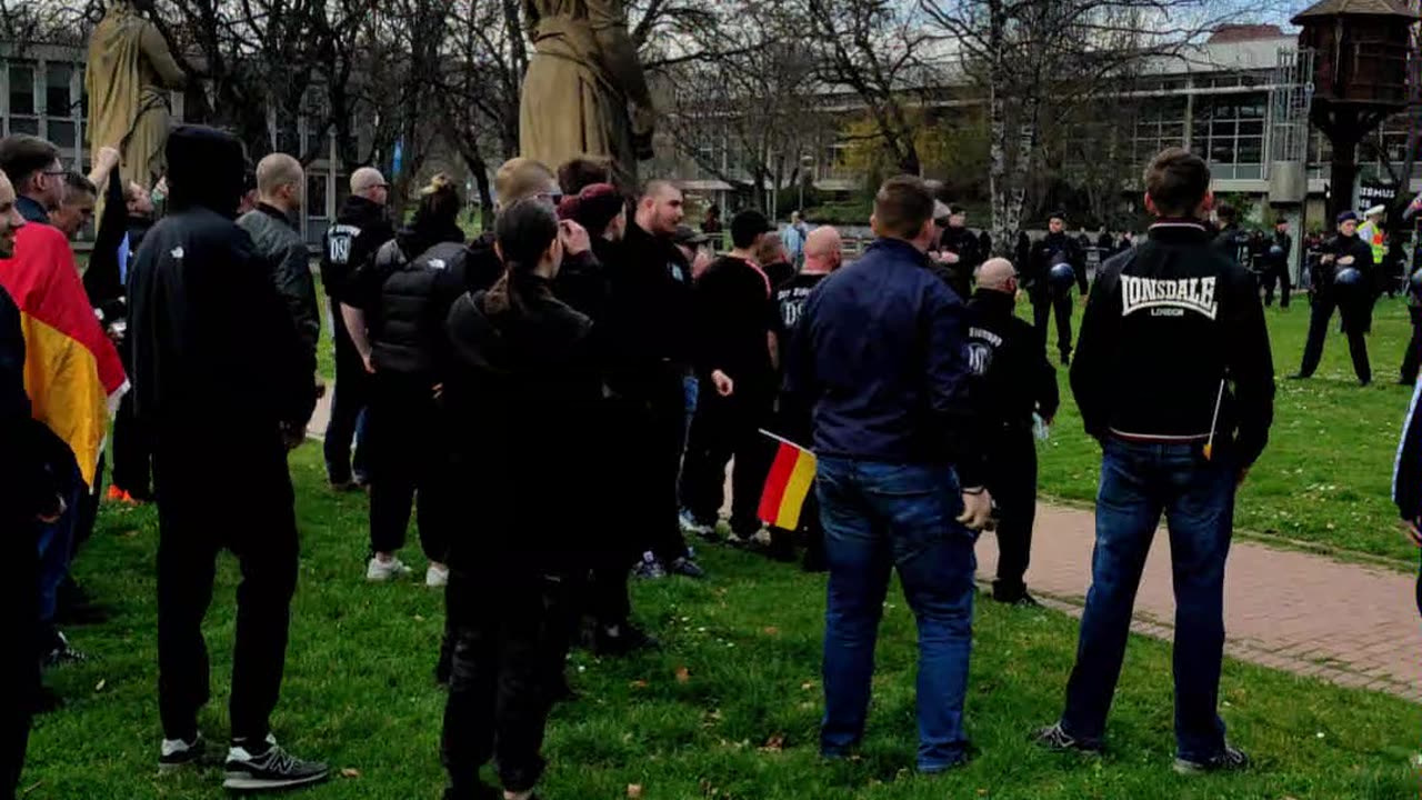 DST in Stuttgart am 22.03.2025 bei der Friedensdemo