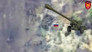 Counter-battery combat of the 44th artillery brigade of the Ukrainian Armed Forces.