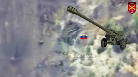 Counter-battery combat of the 44th artillery brigade of the Ukrainian Armed Forces.
