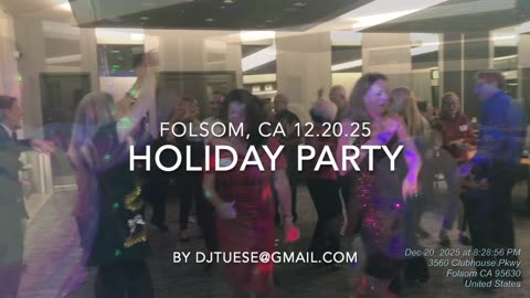 HOLIDAY PARTY FOLSOM 12.20.25 by DJTUESE@GMAIL.COM