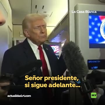 Trump amenaza a Venezuela: "Si podemos por las buenas, bien; si toca por las malas, pues también"