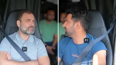 Rahul Gandhi travels in America with trucks driver