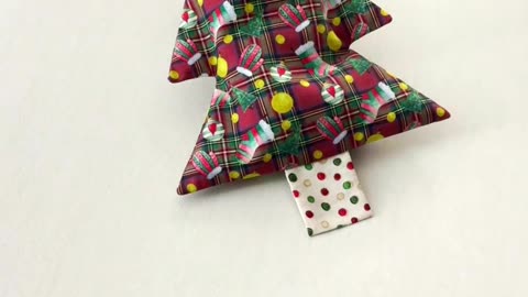 Christmas Tree Pouch🎄💰 | DIY | Quick Sewing Tips No.340