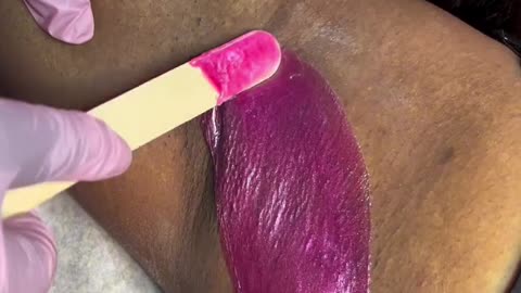 Underarm Waxing Using Sexy Smooth Tickled Pink Hard Wax | @touchedbytoni_esthetics