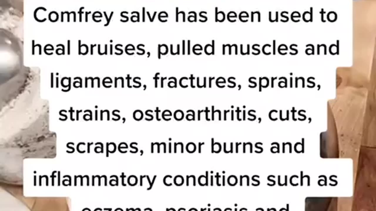 The Benefits of Comfrey...